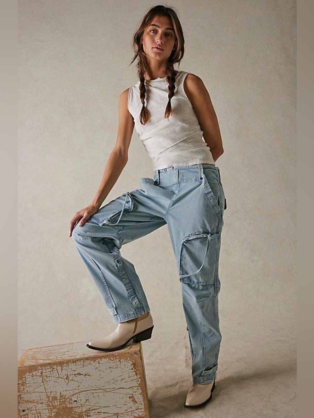 Can’t Compare Slouch Cargo in Autumn Sky